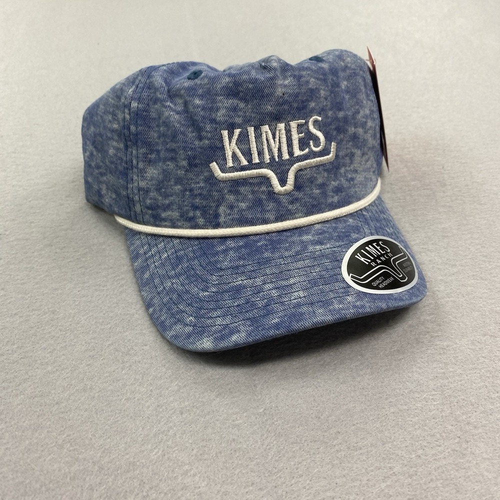 Kimes Ranch Hat Womens One Size Blue Strap Back Cap Western Cowgirl